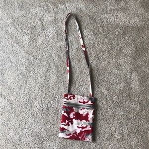 Handmade WSU Coug Crossbody Bag